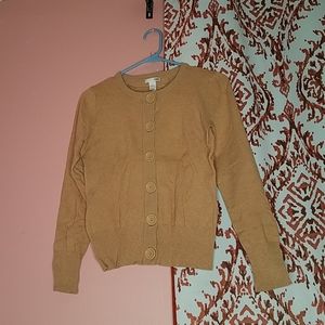 Tan cardigan
